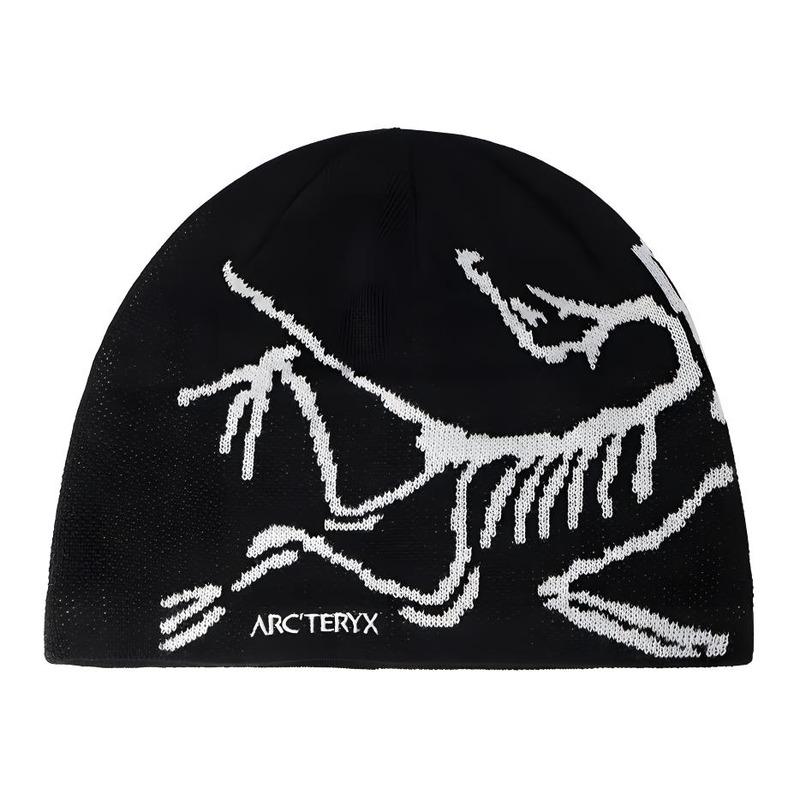 Arcteryx Археоптерикс Удобная и теплая Декоративный узор Персонализированная Шерсть Шерстяная шапка Унисекс Стиль для пары Черный 29803-L0798900