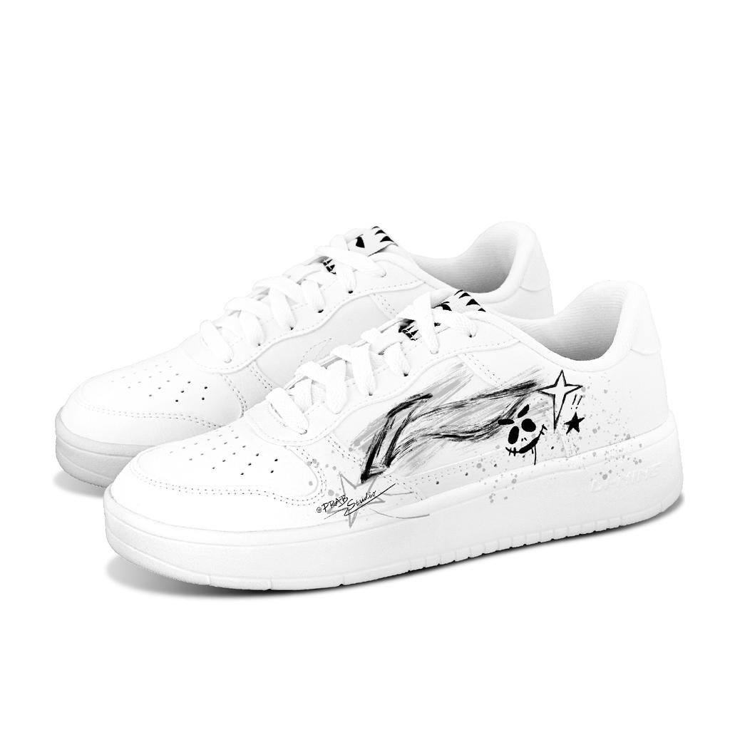 Кеды Li Ning Floating Boat Skateboard Мужские Низкие Черно-Белые BQ4212-100(Team1559-SBOX)
