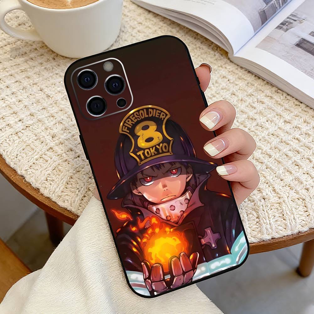 S-Shinra Kusakabe F-Fire F-Force Phone Case Silicone Soft For IPhone 17 16 15 14 13 12 11 X XR Plus Pro Max Plus