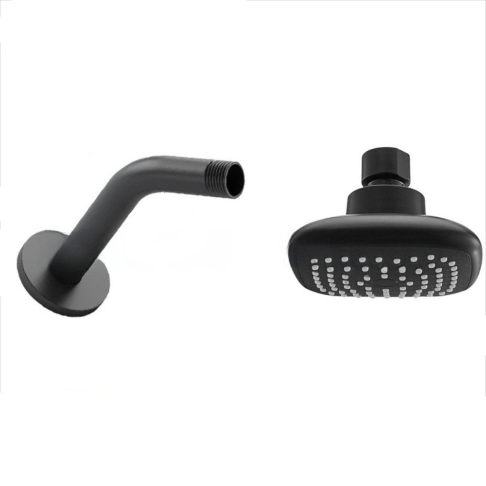 Rotatable Shower Head 4 Inch Shower Top Spray Shower Faucet Water Bathroom Hardware Accessories