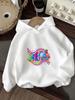 Friendly King Gristle Trolls Zip Up Hoodie Kids Summer Cute Crewneck Casual 3-14 Years
