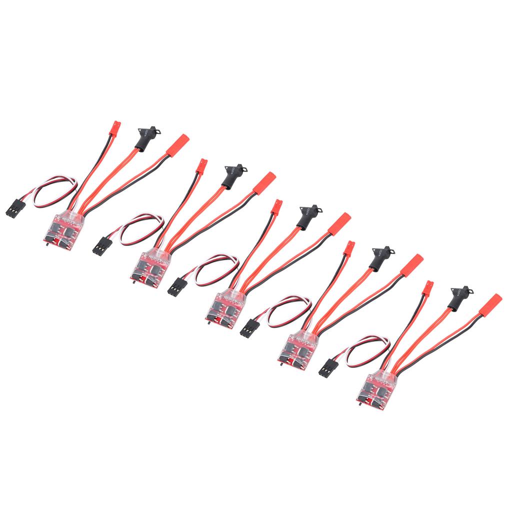 5 шт. 30A щеточный ESC с тормозом, двусторонний, с разъемом JST, микрорегулятор скорости 30A для 130