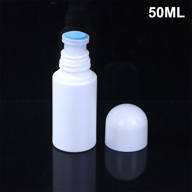 Refillable Sponge Head Applicator 50/80/150MLEmpty Plastic Liquid Medicine Bottles for Skin Care Scalp Hair Antipruritic Storage