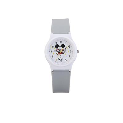 Аналоговые часы Q&Q Kanahei Mickey Mouse, водонепроницаемость 10 АТМ, уретановый ремешок, V06A-513VK, серые, для девочек