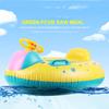 Cartoon Baby Swimming Ring with Sunshade Float Inflatable Swimming Circle Children Water Seat Pool Party Toys