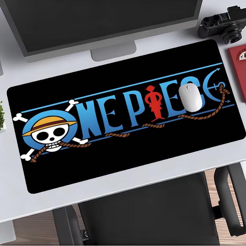 One Piece Extended Gaming Mouse Pad with Stitched Edges NonSlip Rubber Base Waterproof Desk Mat for Computer Laptop Office Gaming