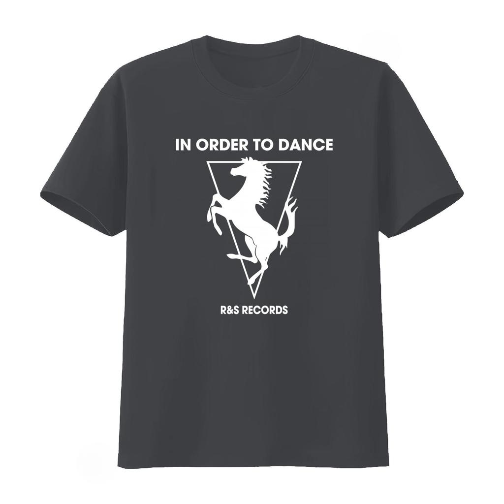 R S Records Belgium Techno Electronic Dance Music House Aphex Twin Derrick May Horse Print T Shirt Streetwear Unisex 2026 Summer
