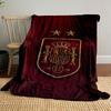 Spanish Football Federation Emblem Patterned Blanket, Flannel, Suitable for All Seasons, Home Decor, Warm and Cozy