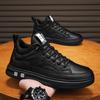 Мужская самая продаваемая новая модель, повседневная обувь на мягкой подошве, универсальные спортивные кожаные туфли