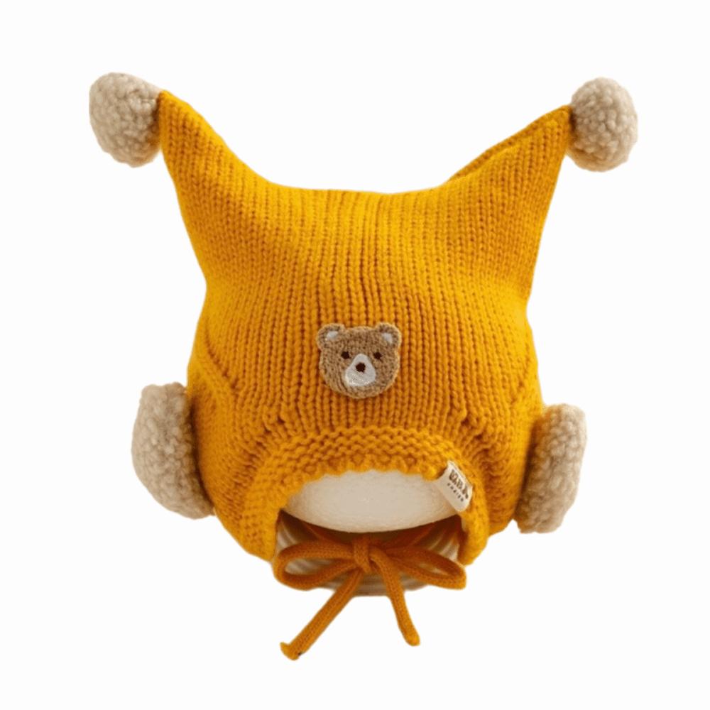 Cute Winter Baby Crochet Hat Cold-Resistant Kids Ear Protection Hat Winter Season