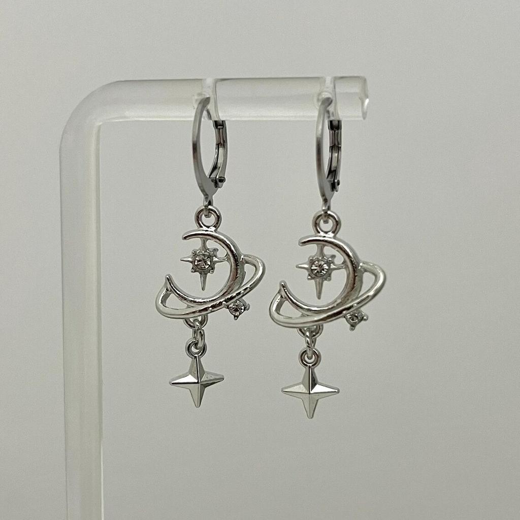 Gothic Vintage Barbed Cross Sword Earrings For Women Fashion Cool Punk Rock Party Jewelry Accessories Gift