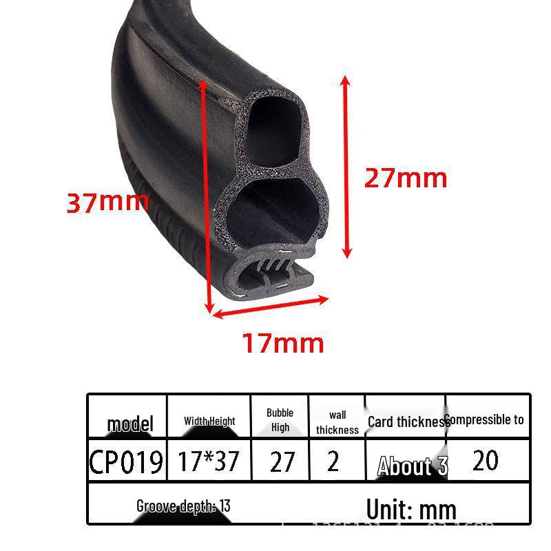 U-образные уплотнительные ленты из вспененной резины для шкафов и автомобильных дверей