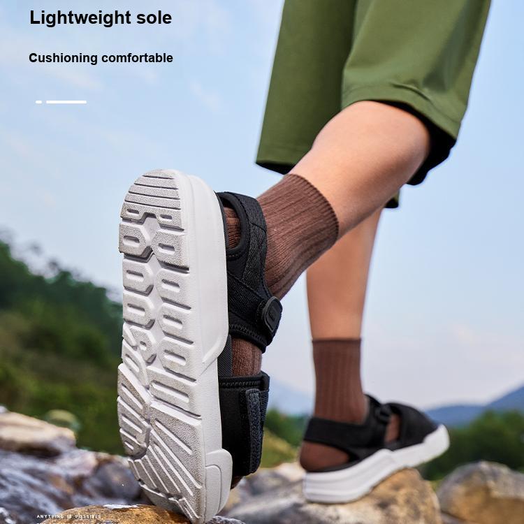 Li Ning удобные дышащие прочные быстросохнущие детские сандалии детские сандалии черные YKUU038-3