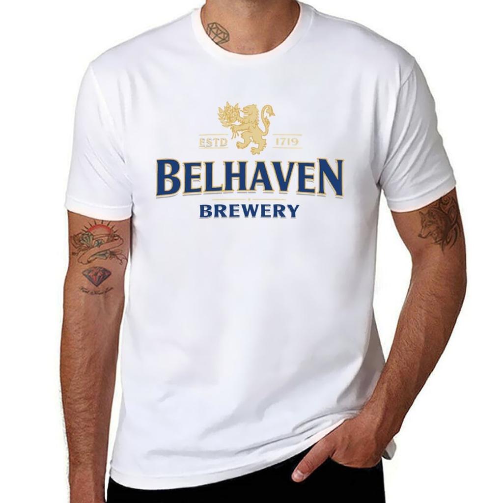 Belhaven Brewery Tshirt Comfortable Basic Crew Neck Tee