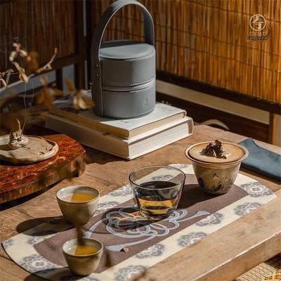 Портативный керамический дорожный чайный набор Edenus Dunhuang с совместным брендингом