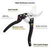 Pruner Garden Scissors Professional Sharp Bypass Pruning Shears Tree Trimmers Secateurs Hand Clippers For Garden Beak Scissors