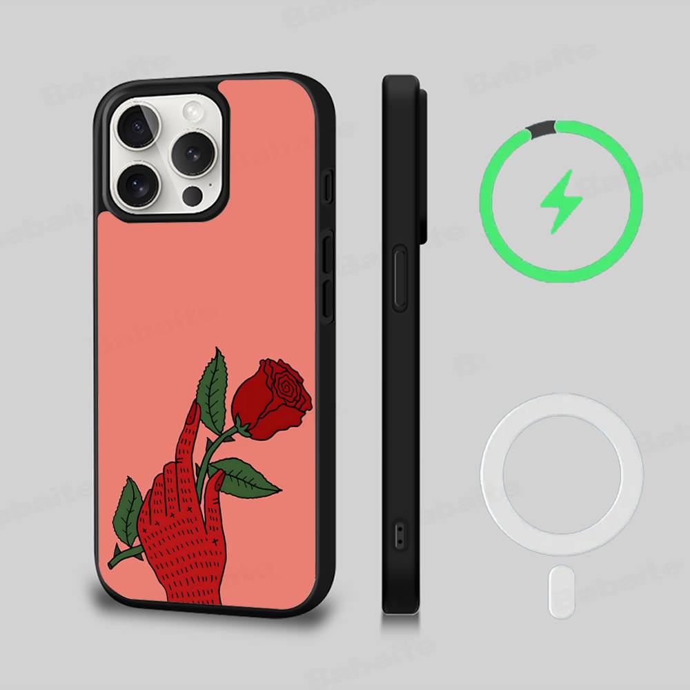 Магнитный чехол для телефона с принтом Polly Nor Для IPhone 17 Pro Max 16 15 14 Plus 13 12 11 Pro Max Для обложки Magsafe