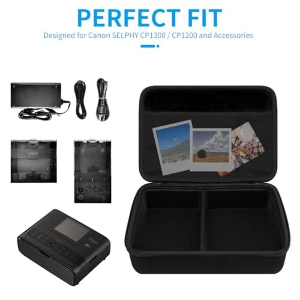 Shockproof Photo Printer Storage Case for Canon SELPHY CP1300/ CP1200/ CP1500 Commuting