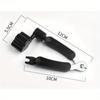 5pcs Guitar String Winder String Cutter Bridge Pin Puller 3 IN 1String Peg Winder Guitar Repair Tool Black