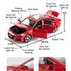 1:24 Модель автомобиля Honda Accord E300 Игрушка Инерционная Свет Музыка Открывающиеся двери Миниатюрные модели транспортных средств для детей Рождественские подарки