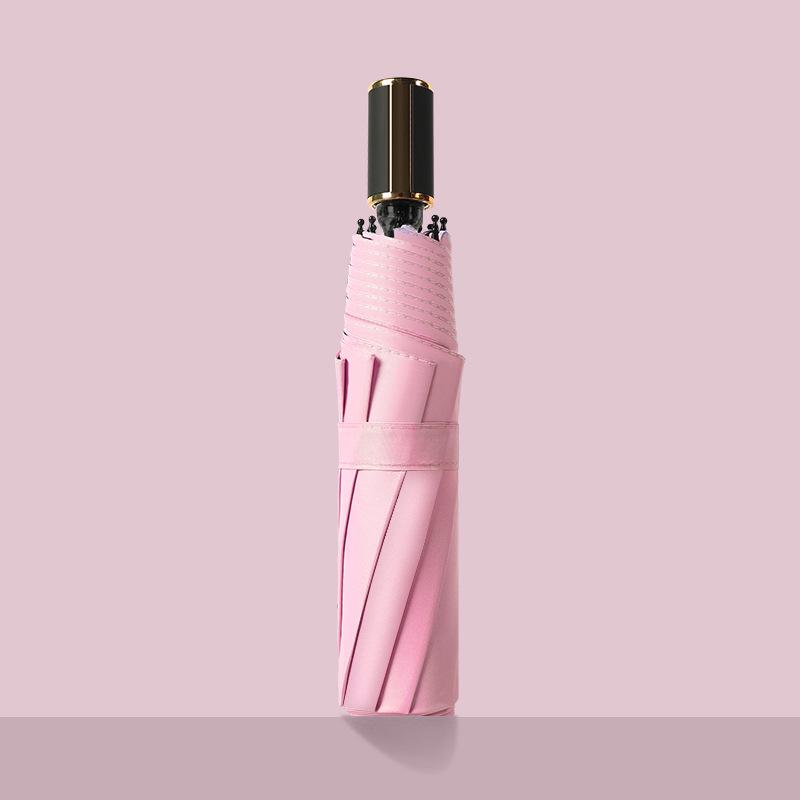 Роскошный полностью автоматический складной зонт для женщин и мужчин — солнцезащитный, защитный и рекламный зонт для бизнеса.