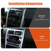 Для Land Rover Discovery Sport 2015-2019 Рамка Декоративная Панель Управления Кондиционером и CD-проигрывателем на Центральной Консоли Автомобиля