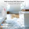 A96I-Датчик воды, Wi-Fi Детектор воды Сигнализация Детектор утечки, Для дома С регулируемой сигнализацией 100 дБ и оповещениями в приложении