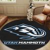 Mammoth Hockey Round Rug for Livingroom,Bedroom, Palyroom, Chair Rug, Area rug, Circle Carpet, Large Size Decor Fan Christmas gift