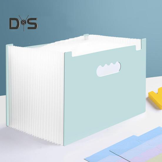 Папка-аккордеон с 25 карманами, водонепроницаемый расширяемый органайзер для документов с цветными этикетками, вертикальный органайзер для хранения документов для домашнего офиса