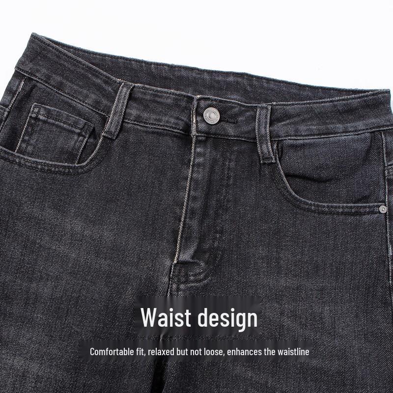 Мужские джинсы прямого кроя из мягкого денима с начесом Hodo