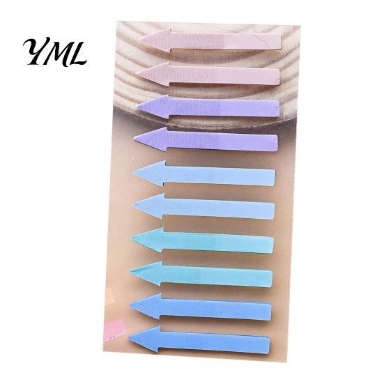 Arrow Index Tabs Tab Stickers, Translucent PET Page Markers, Removable Office Flags Colorful Sticky for Organizing Book And File Color Coded Stickers