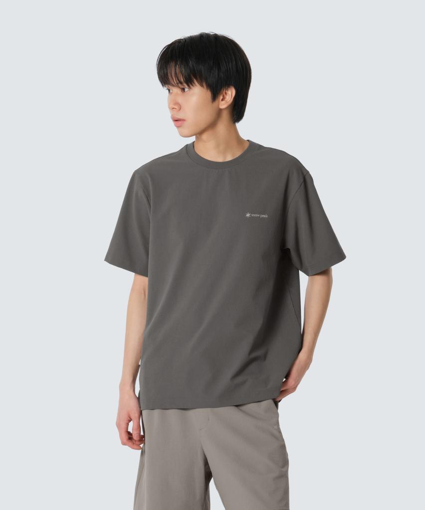 SNOWPEAK APPAREL Классическая тканая футболка с коротким рукавом (S26Mutts16) Темный хаки