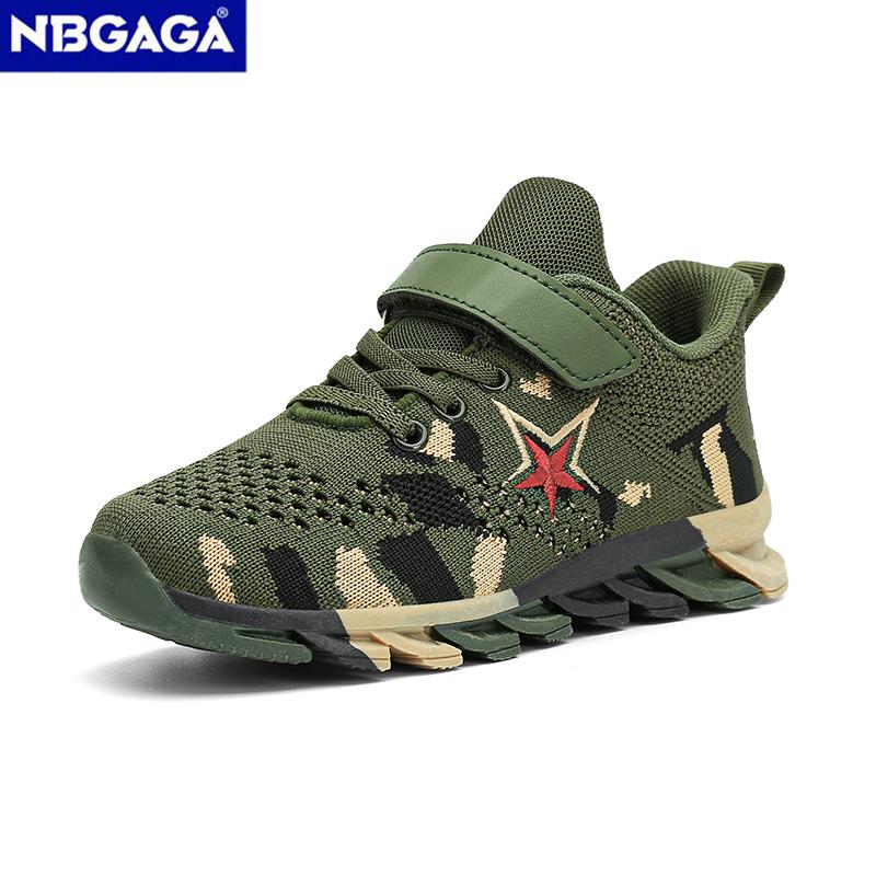 Модные повседневные сетчатые кроссовки для мальчиков на липучках и шнурках - Легкие и дышащие для бега и спорта