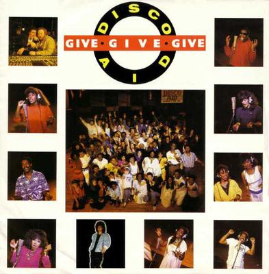 12-дюймовая пластинка DISCO AID Give Give Give 12GIVE1 TOTAL CONTROL 1986 UK Танцевальная Электроника Б/у