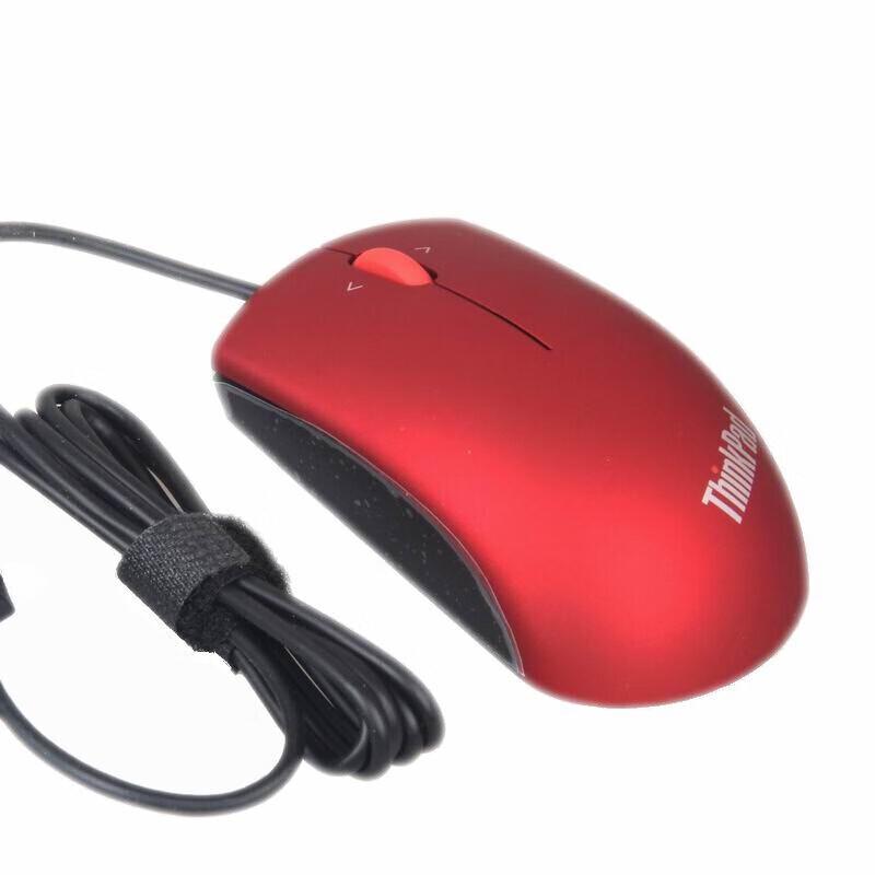 Lenovo Мышь оптическая проводная со светодиодной подсветкой синего цвета