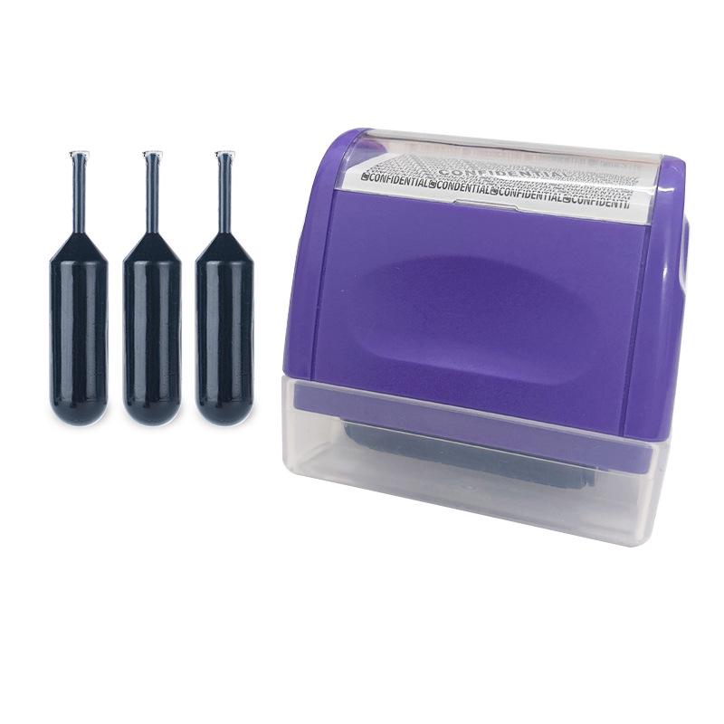 Роликовый штамп для защиты конфиденциальности с крышкой против протекания