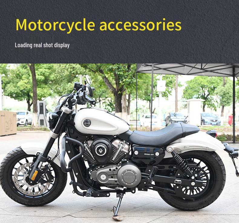 Бампер для мотоцикла Benelli Jinjila 250, защита от падения и столкновений, складная спинка, боковая сумка.