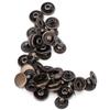50 Set Pure Brass Snap Buttons Round Button Cloth Luggage Decoration Tool(12.5mm Bronze)