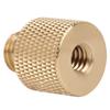 Brass Screw Adapter 3 8 Inch Male To 1 4 Inch Female Thread Reducer Screw Adapter for Camera Tripods