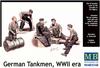 Master Box Немецкий танковый экипаж пополнение и 5 фигур в летнем стиле Пластик MB35160 1/35 Отдых, Фигуры, Модель,