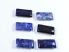 29Cts. Natural Sodalite Rectangle Cabochon Loose Gemstone 06 Pcs Lot 8X16MM RQ-1958
