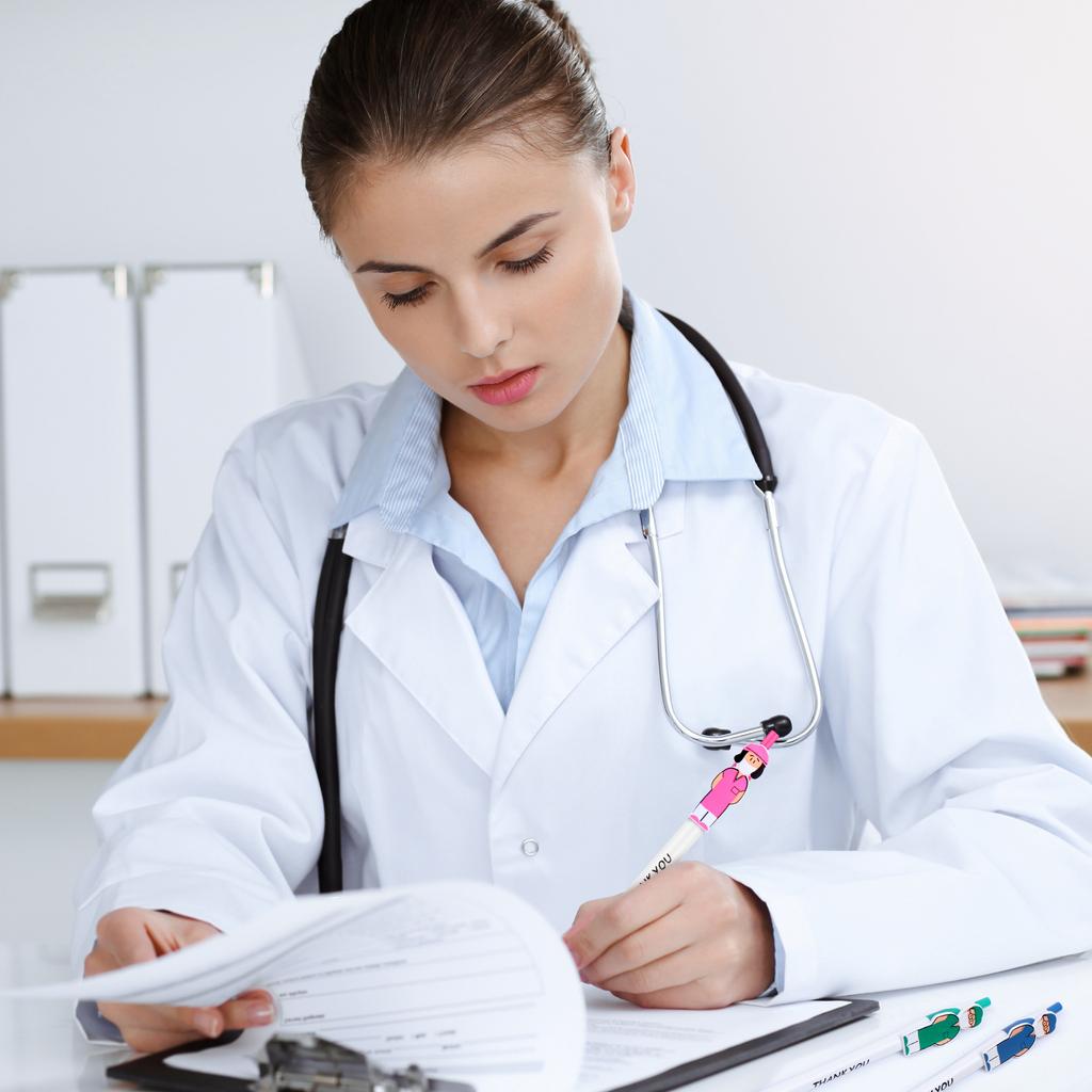 42 шт. ручки для медсестер, подарки в знак благодарности коллеге, вдохновляющие шариковые ручки для врачей и медсестер, ручка для медсестер-помощников