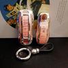 Розовый Алмаз ТПУ 3 Кнопки Для Porsche Panamera Spyder Carrera Macan Boxster Cayman Cayenne 911 970 981 991 Чехол-Крышка для Автомобильного Ключа