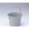 Risu Berg Bucket, Round, Light Gray, 8L, Made in Japan