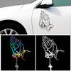 Car Stickers Decal Vinyl Cute Occlusion Scratch Refrigerator Air Conditioner Reflective Sticker Car Accessories #469562