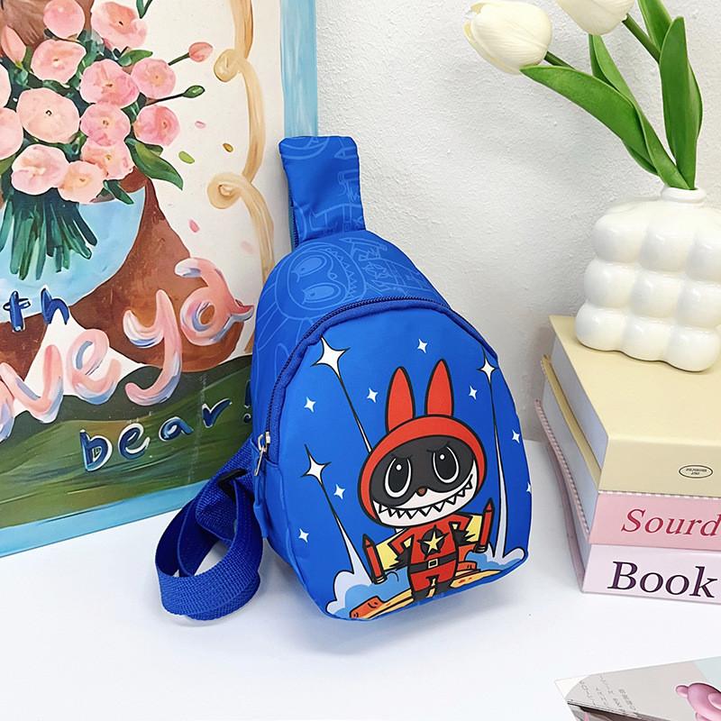 Stylish Childrens Chest Bag Large Capacity Playful Cartoon Design Trendy Sling Purse For Boys Girls And