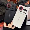 Red Camera Frame with  Textured Case For ZTE nubia Z80 Ultra zte Z70S Ultra z70 ultra Ultimate Design Shockproof Cover