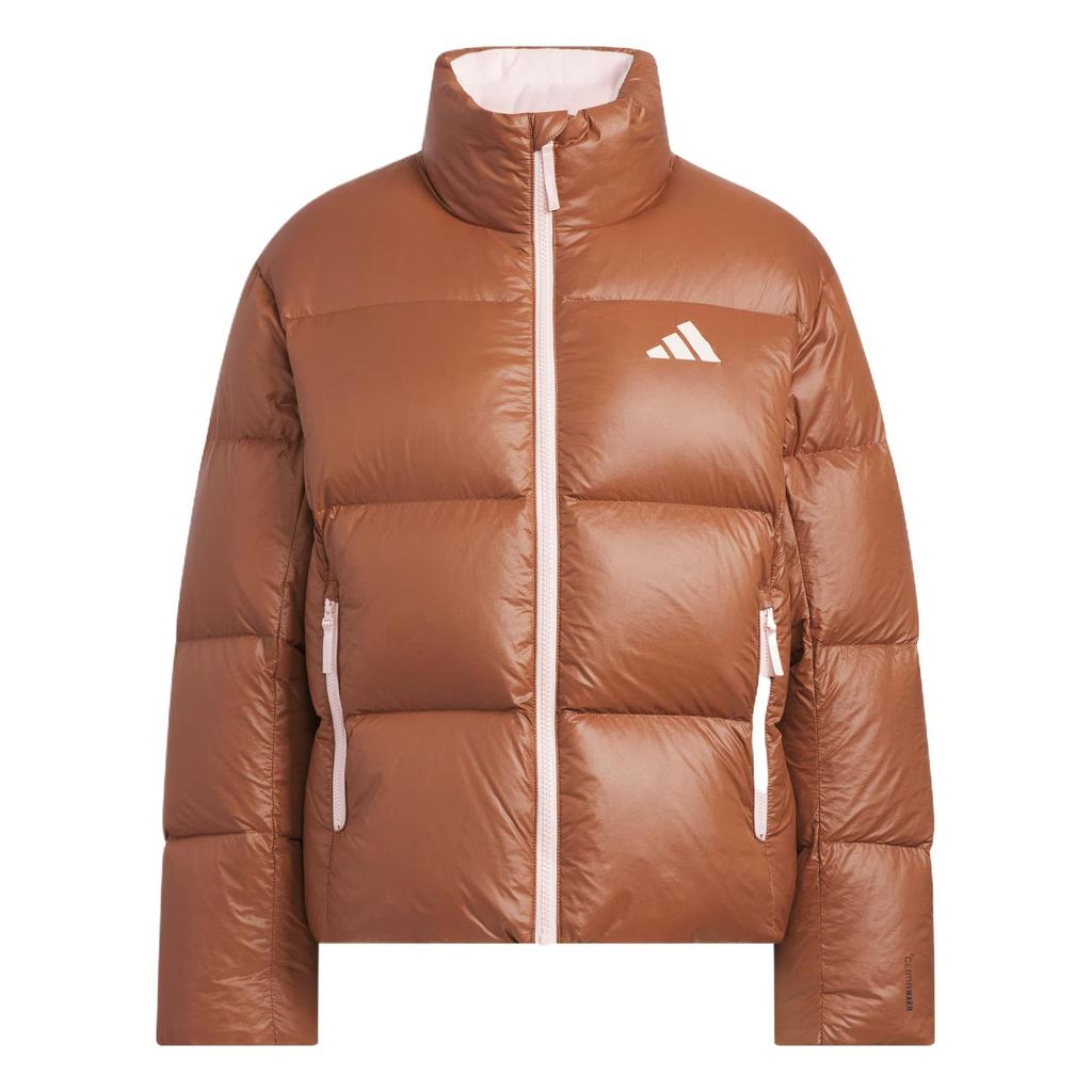 adidas Женская коричневая пуховая куртка-пуховик 600FP из утиного пуха KQ5508