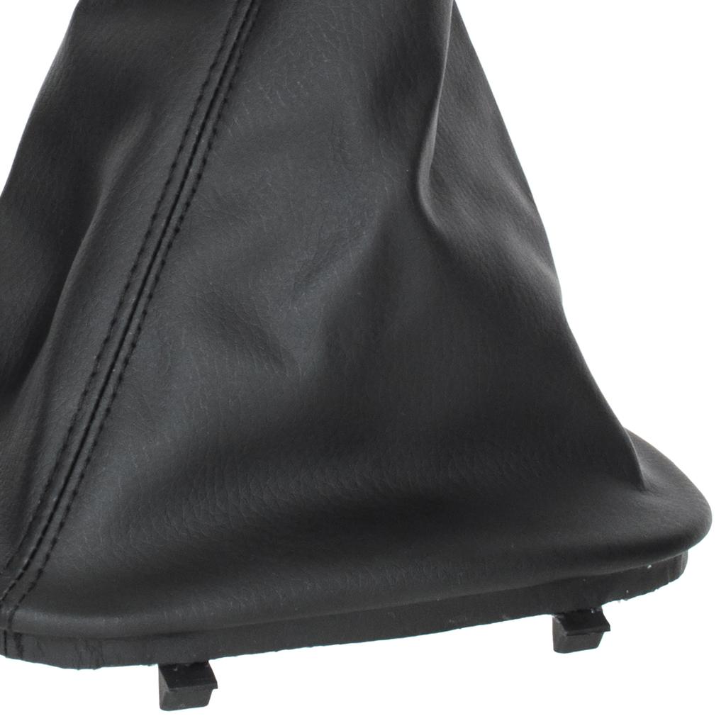 BMW 5 E34 87-96 Gear Shift Knob Black Eco Leather & Black Gear Shift Boot with Frame for 5-Speed
