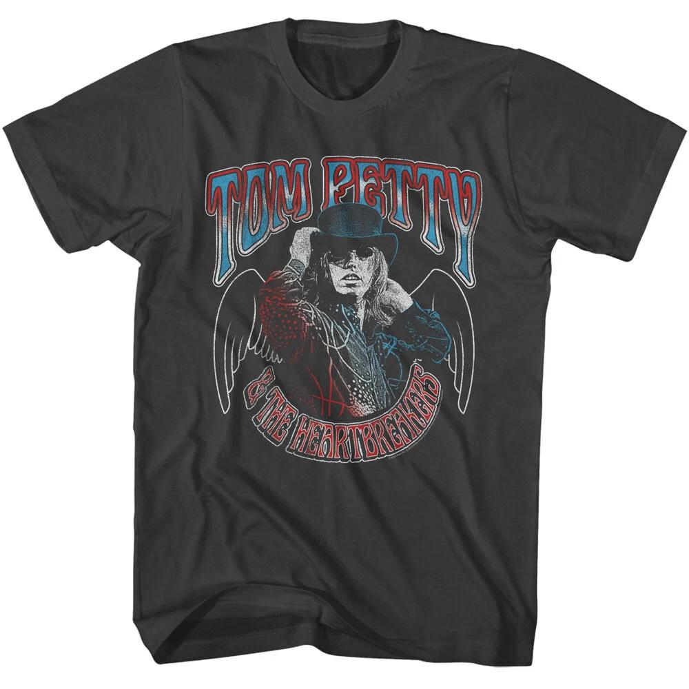 Мужская футболка Tom Petty & The Heartbreakers Крылья Ангела в стиле Americana